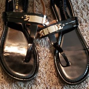 Coach T strap sandal
